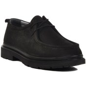 Resim Ayakmod 1005 M Siyah Nubuk Hakiki Deri Erkek Günlük Ayakkabı Siyah 