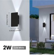 Resim Challenger 2w Modern Su Geçirmez Duvar Led Dış Aydınlatma 4lü Set Soğuk Beyaz Otomatik Soğuk Beyaz 