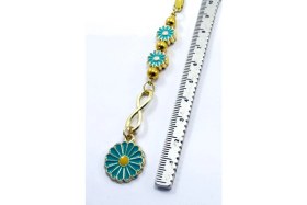 Resim Mavi Papatya Araba Dikiz Ayna Süsü, Yeni Araba Hediyesi 