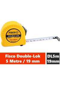 Resim Fisco Double-Lok | 5 Metre / 19 mm Çelik Şerit Metre | DL5M/19MM 