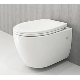 Resim Isvea Soluizone XX Asma Klozet Beyaz ( Klozet Kapağı Dahildir ) 