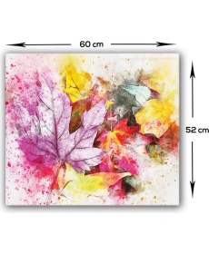 Resim Decorita Cam Ocak Arkası Koruyucu | Renkli Sonbahar | 