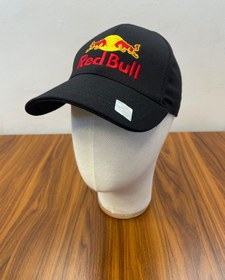Resim Red Bull Nakışlı Siyah Renk Pamuklu Gabardin Cap Şapka Siyah 
