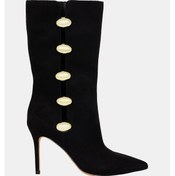 Resim Katy Perry The Revıval Ornamet Kadın Siyah Topuklu Çizme Siyah 