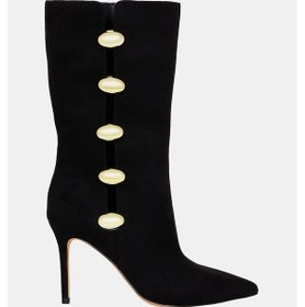 Resim Katy Perry The Revıval Ornamet Kadın Siyah Topuklu Çizme Siyah 