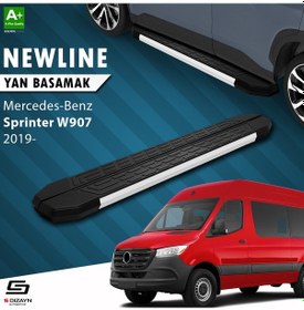 Resim S-dizayn Mercedes Sprinter W907 Orta Şase Newline Aluminyum Yan B 