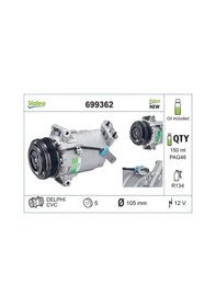 Resim Opel Meriva A Klima Kompresoru 1.6 2003-2006 Z16xe Valeo 699362 