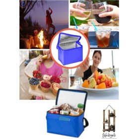 Resim Ankaflex Soğuk Tutucu Termos Çanta Kamp Piknik Oto Soğutucu Buzluk Araç Serin Tutucu Sepet 