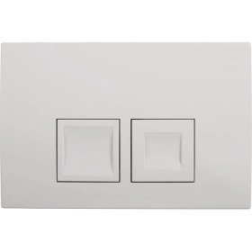 Resim VitrA Geberit DELTA35 115.135.11.5 Kumanda Paneli Çift Basmalı, Beyaz 