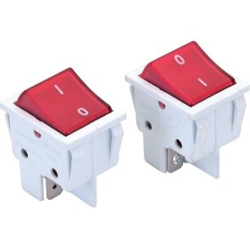 Resim De-pa İki Fazlı Işıklı Anahtarlı Terminalli 