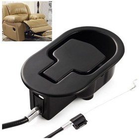 Resim Koltuk Yedek Parçaları, Çekme Fonksiyonlu Koltuklar İçin Siyah Metal Kulplar Diğer 