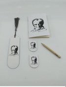 Resim Giftsturkiye Cep Defteri Kurşun Kalem Mıknatıslı Püsküllü Kitap Ayraçları Atatürk Imza 