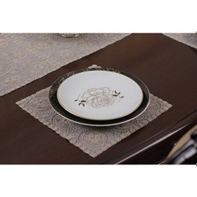 Resim Amerikan Servis Supla Ve Runner Set Bej 