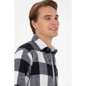 Resim U.s. Polo Assn. Erkek Lacivert Gömlek Desenli 50308487-VR033 