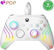 Resim PDP AFTERGLOW XBX WAVE WIRED Controller, beyaz, Xbox Series X|S, Xbox One için, resmi lisanslı 