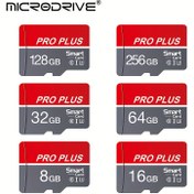 Resim MICRODRIVE Pro Plus Hafıza Kartı/TF Kartları - Yüksek Hız Sınıfı 10 U3, Kırmızı & Gri, 4GB'den 256GB'a Kadar Mevcut - Akıllı Telefonlar, Tabletler ve Daha Fazlası İçin Güvenilir Performans, MICRODRIVE 