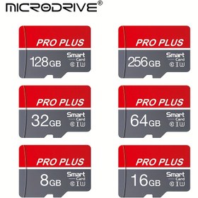 Resim MICRODRIVE Pro Plus Hafıza Kartı/TF Kartları - Yüksek Hız Sınıfı 10 U3, Kırmızı & Gri, 4GB'den 256GB'a Kadar Mevcut - Akıllı Telefonlar, Tabletler ve Daha Fazlası İçin Güvenilir Performans, MICRODRIVE 