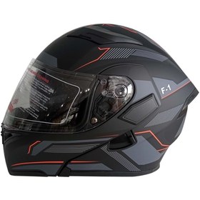 Resim JEKAİ Jk-21 902 Model Güneş Vizörlü Çenededen Açılır Kask 