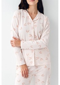 Resim Pierre Cardin Kadın Pembe Gömlek Pijama Pc9064-s-v1 Pembe 