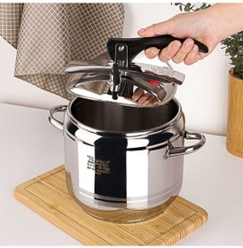 Resim Home Perfect 5 Litre Klasik Çelik Düdüklü Tencere 