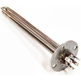 Resim Yuvarlak Flanş 230-400v 10.000w Krom Termosifon Rezistansı 