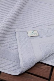 Resim Leoline%100 Pamuk Premium 2'li Ayak Havlusu - Gri 