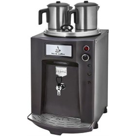 Resim Remta Premium Jumbo 23 Litre İki Demlikli Çay Makinesi - Siyah 
