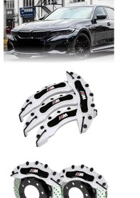 Resim Bmw G20 ///m Beyaz 17-18-19 Janta Uyumlu 4.lü Kaliper Kapagı 