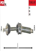 Resim ÖZOTOMOTİV Komple Aks Connect Sağ 