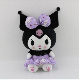 Resim Kawaii Sanrio Kuromi Karikatür Peluş Oyuncak Mor 
