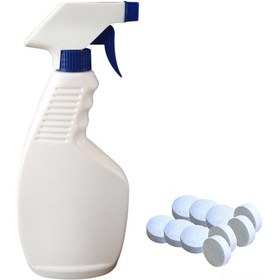 Resim Padalink Oto Cam Temizleme Blokları 10 Adet Ve Sulama Ková İle, Yoğun Konsantre Tablet, Etkili Dirsek, Parmak İzi Temizliği, Wiper Lastik Bakımı, 4 Litre Suyla Karışır 