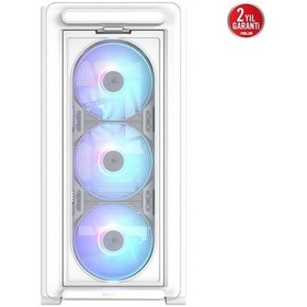 Resim Asus A23 Plus 4-rgb Fanlı Gamıng Mıd-tower Pc Kasası Beyaz 