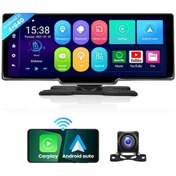 Resim Dark 10" Android 13, Play Store, CarPlay&Android Oto Araç Ekranı 