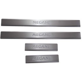 Resim Renault Megane 2 2003-2008 Krom Kapı Eşiği Pas.Çelik Eşik 