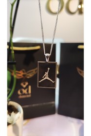Resim od Diamond 925 Ayar Gümüş Air Jordan Kolye 