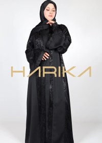 Resim Siyah Premium Jessica İpek Ferace - XS 