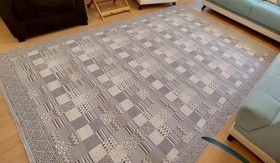 Resim Nordik Denge – Geometrik Modern Halı Örtüsü 