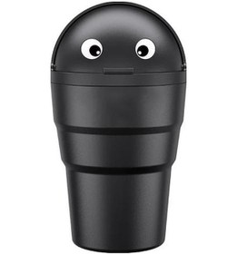 Resim Novahub Dayanıklı Çöp Organizatör İşçilik Hafif Kullanışlı Zarif Araba Mini Çöp Kovası Kapaklı Taşınabilir Çöp Kovası 