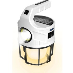 Resim Solar 6 Fonksiyonlu El Feneri Işıldak Şarj Lamba KL-537A (4887) 