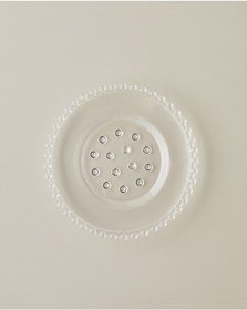 Resim English Home Bubbles Cam Pasta Tabağı 19 Cm Şeffaf Şeffaf 