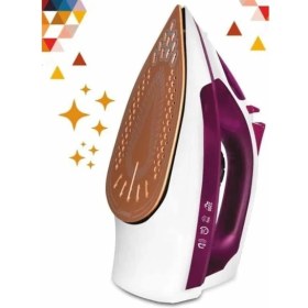 Resim Zero Land Ilkeshop Yeni Nesil Kırmızı Buharlı Ütü 2200 Watt Seramik Tabanlı Yüksek Buhar Gücü 