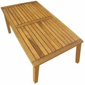 Resim Istanbul 80X140 Sabit Ayaklı Ahşap Bahçe Balkon Masası 