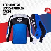 Resim Fox Mavi Beyaz Jersey Pantolon Takımı 