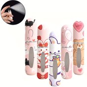 Resim 1 adet Sevimli Hayvan Temalı 5ml Parfüm Atomizer - Taşınabilir & BPA İçermeyen Plastik Sprey Şişesi Tavşan, Kedi & Daha Fazla Tasarımla - Seyahat & Kozmetik Örnekleri İçin Mükemmel 