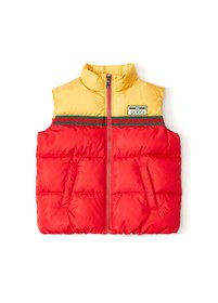 Resim Kırmızı Logo Detaylı Unisex Bebek Yelek 