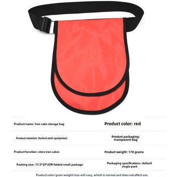 Shineyee Kırmızı Spor Aletleri Çantası: Atletizm Topu, Demir Çember Ve Antrenman Ekipmanları İçin Taşınabilir, Dayanıklı Saklama Çantası Çok Renkli