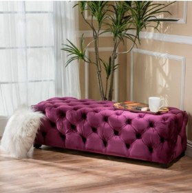 Resim DeccoStil Kapitoneli Bench/puf 45*120 Cm 