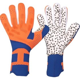 Resim Jeemson Profesyonel Kaleci Eldiveni - Lateks Avuç, Polyester Malzeme, Siyah/turuncu, 7 Numara 