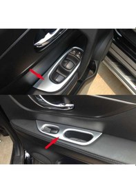 Resim Nıssan X-Traıl 2014-2017 Kapı Kolçak Düğme Kaplaması Sılver (550636726) 