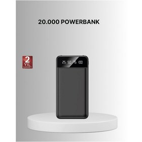 Resim Taşınabilir 20.000 Mah Hızlı Şarj Powerbank 4 Çıkışlı Çoklu 